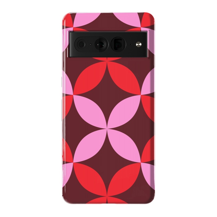 Pixel 7 Pro StrongFit red pink floral  by Winston
