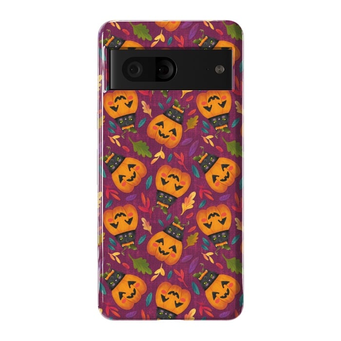Pixel 7 StrongFit Pumpkin Kitty by Noonday Design