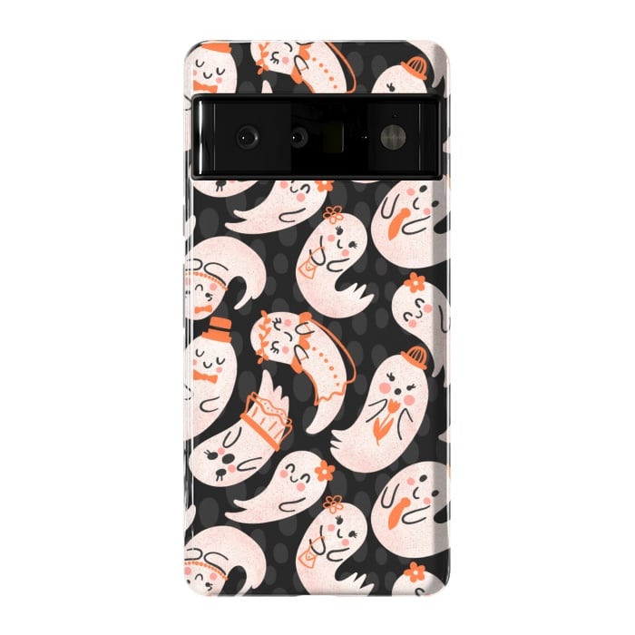 Pixel 6 Pro StrongFit Cute Ghost Friends by Noonday Design