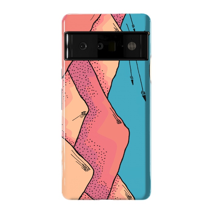 Pixel 6 Pro StrongFit The pink and orange hills of Mars by Steve Wade (Swade)