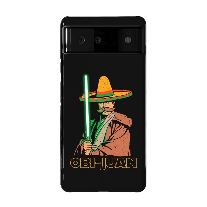 Pixel 6 StrongFit Obi Juan Funny Mexican Sombrero Cinco de Mayo by Vó Maria