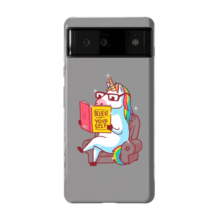 Pixel 6 StrongFit Unicorn Believe Yourself Self Affirmation Book by Vó Maria