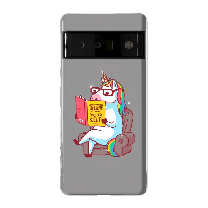Pixel 6 Pro StrongFit Unicorn Believe Yourself Self Affirmation Book by Vó Maria