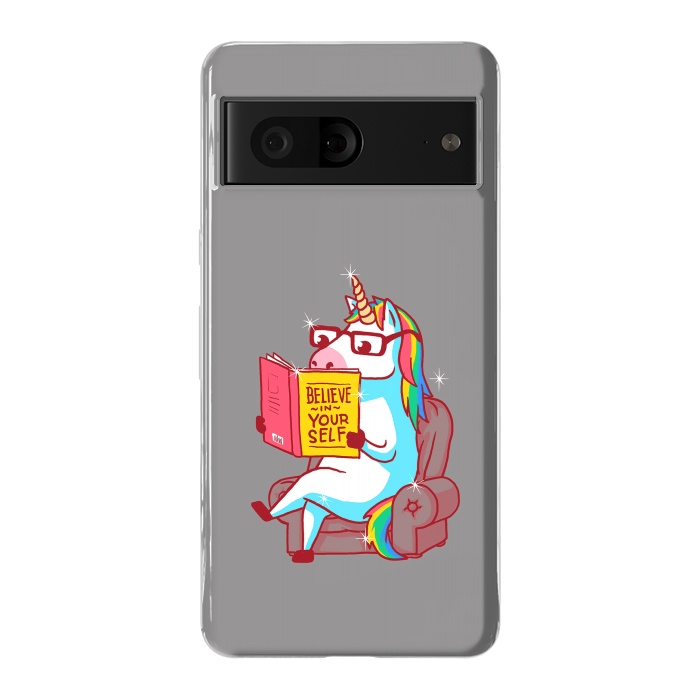 Pixel 7 StrongFit Unicorn Believe Yourself Self Affirmation Book by Vó Maria