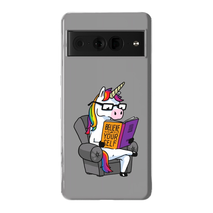 Pixel 7 Pro StrongFit Unicorn Believe Yourself Self Affirmation Book Vol 1 by Vó Maria