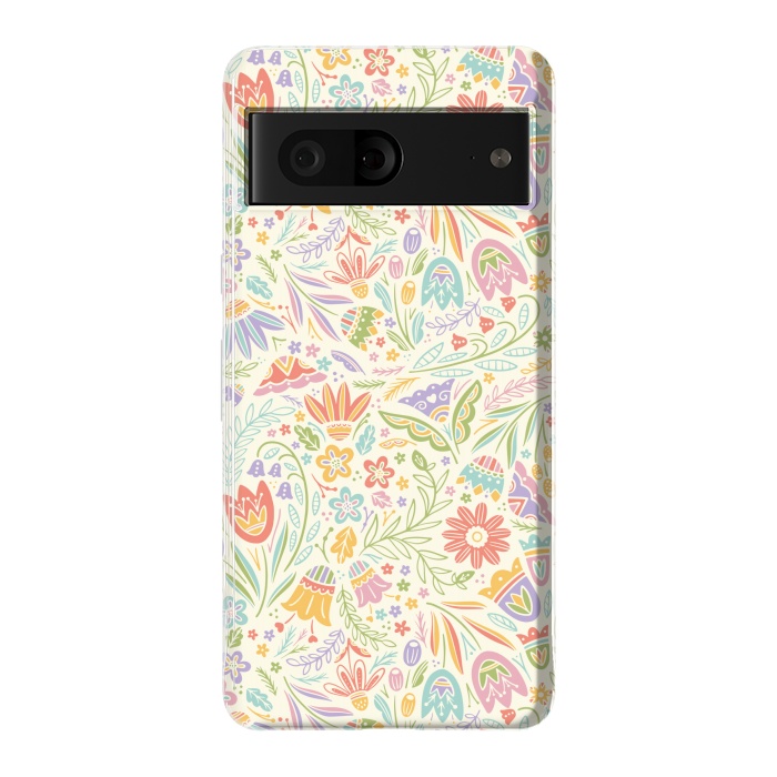Pixel 7 StrongFit Pretty Pastel Floral by Noonday Design