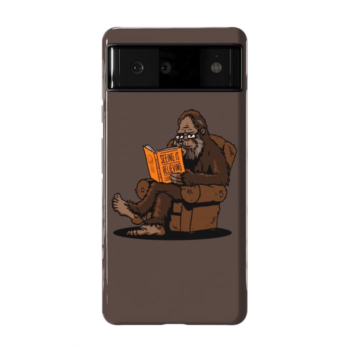 Pixel 6 StrongFit BigFoot Reading Book - Seeing is Believing by Vó Maria
