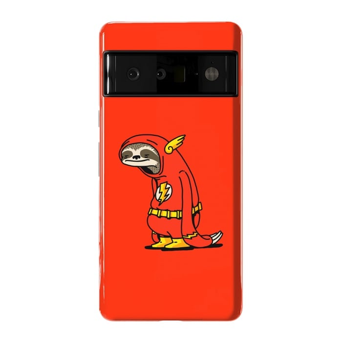 Pixel 6 Pro StrongFit The Neutral Sloth Lazy Super Hero by Vó Maria