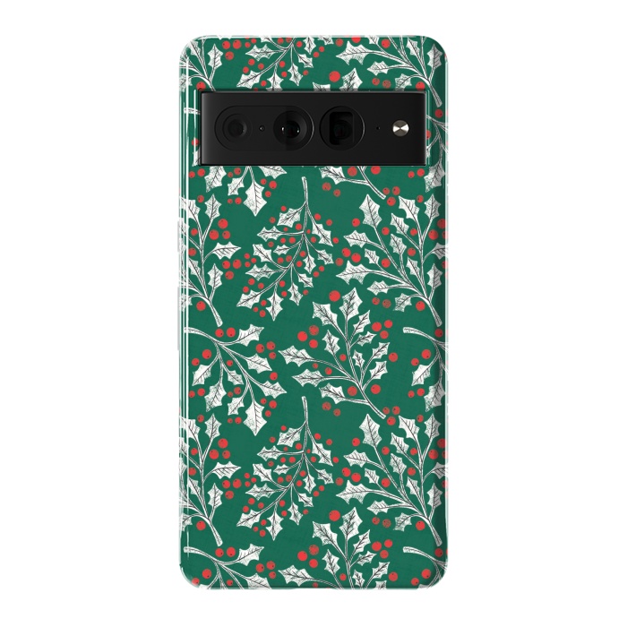 Pixel 7 Pro StrongFit Boughs of Holly by Noonday Design