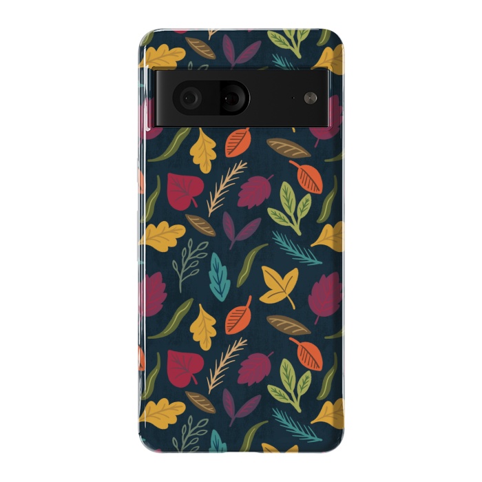 Pixel 7 StrongFit Bold and Colorful Fall Leaves by Noonday Design