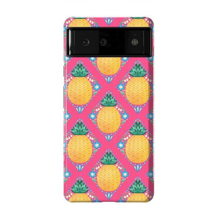Pixel 6 StrongFit Bright Pineapple by Noonday Design