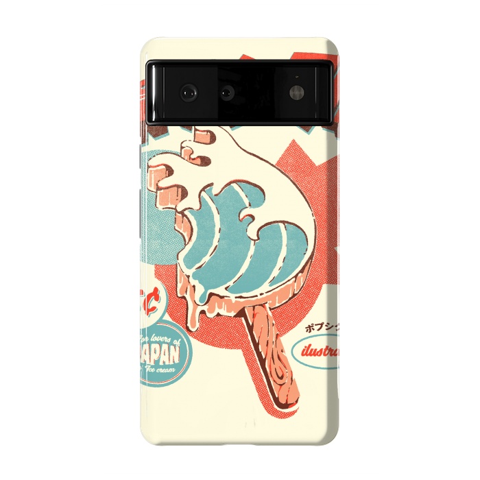 Pixel 6 StrongFit Great Wave Ice Pop by Ilustrata
