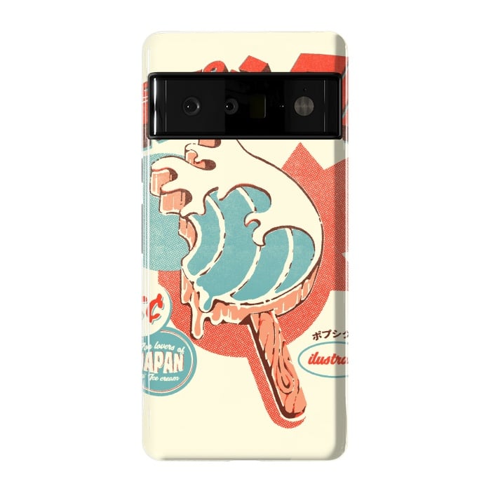 Pixel 6 Pro StrongFit Great Wave Ice Pop by Ilustrata