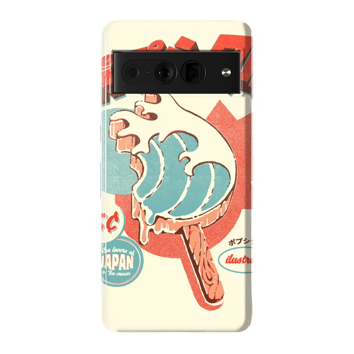 Pixel 7 Pro StrongFit Great Wave Ice Pop by Ilustrata