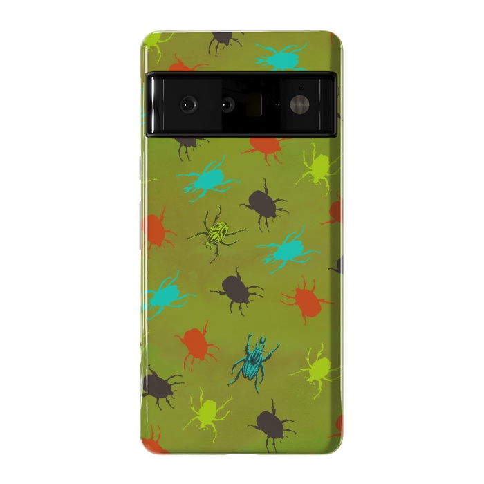 Pixel 6 Pro StrongFit Beetles & Bugs by Lotti Brown