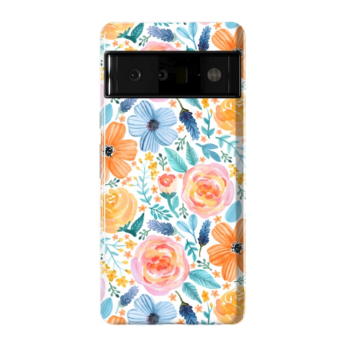 Pixel 6 Pro StrongFit Bold Blooms by Tangerine-Tane