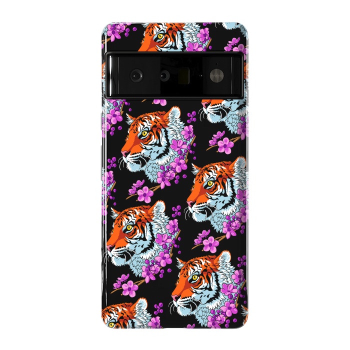 Pixel 6 Pro StrongFit Tiger Cherry Tree by Alberto
