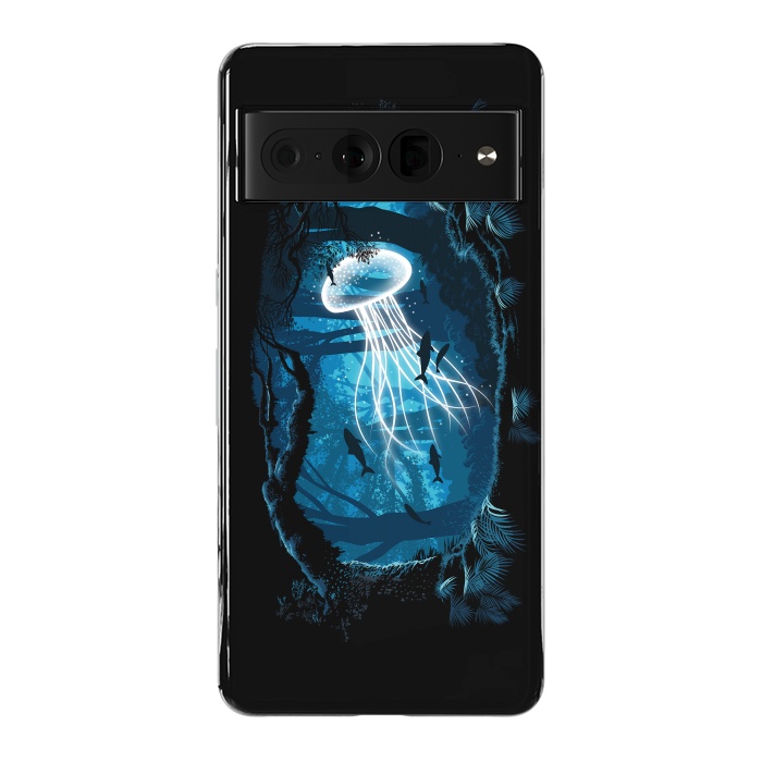 Pixel 7 Pro StrongFit Jelly Fish Forest by Alberto