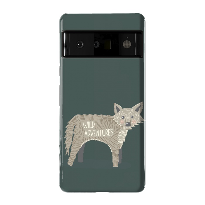 Pixel 6 Pro StrongFit Wild Adventures Wolf  by Edith May