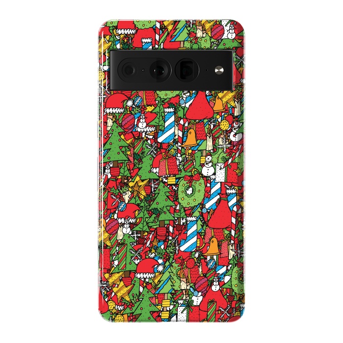 Pixel 7 Pro StrongFit The festive pattern by Steve Wade (Swade)