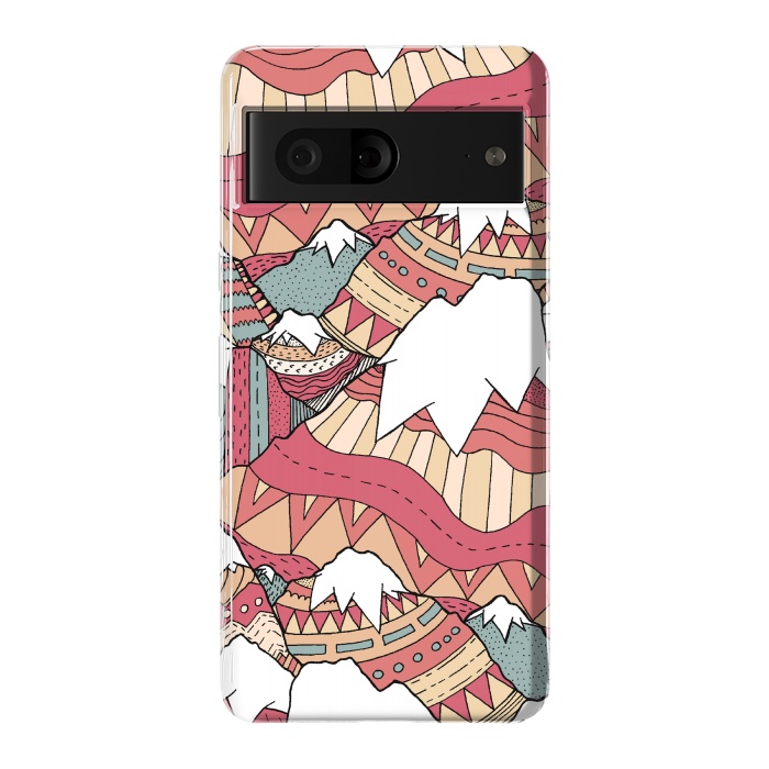 Pixel 7 StrongFit Winter Aztec mountains  by Steve Wade (Swade)