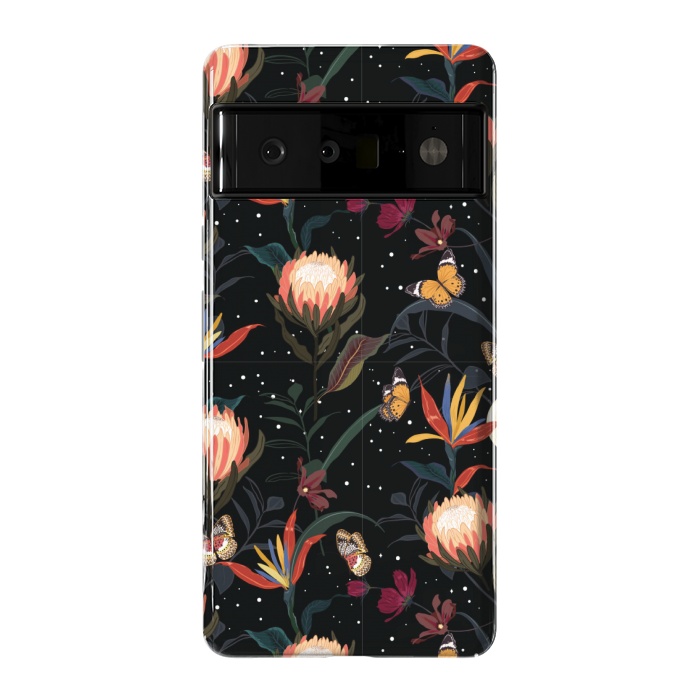 Pixel 6 Pro StrongFit copper floral pattern by MALLIKA