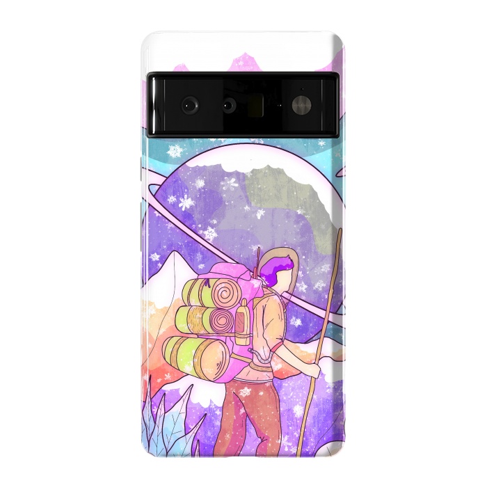 Pixel 6 Pro StrongFit The winter space pilgrim by Steve Wade (Swade)