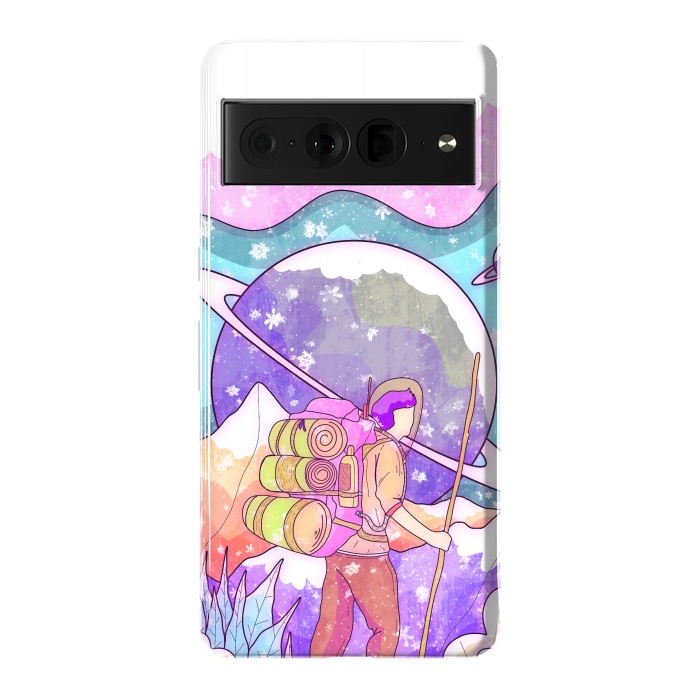 Pixel 7 Pro StrongFit The winter space pilgrim by Steve Wade (Swade)