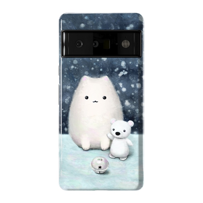 Pixel 6 Pro StrongFit Winter cat by Laura Nagel