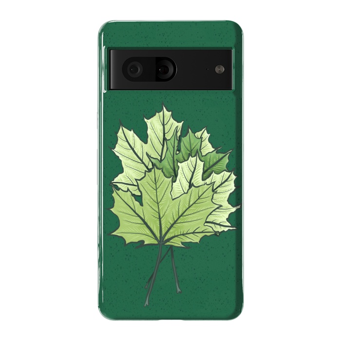 Pixel 7 StrongFit Green Maple Leaves In Spring by Boriana Giormova