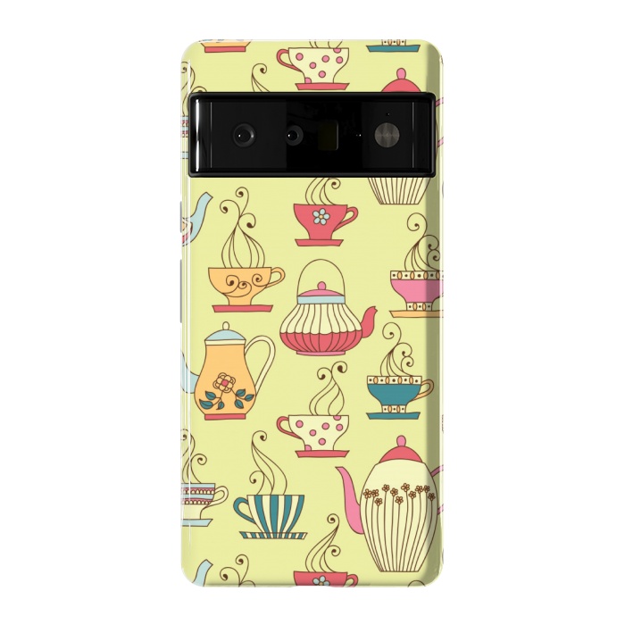Pixel 6 Pro StrongFit antique cups love by MALLIKA