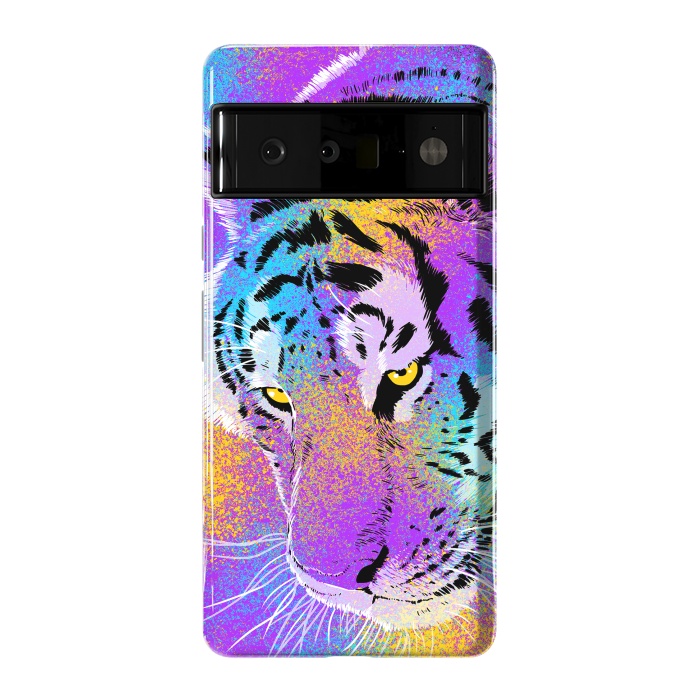 Pixel 6 Pro StrongFit Colorful Tiger by Alberto