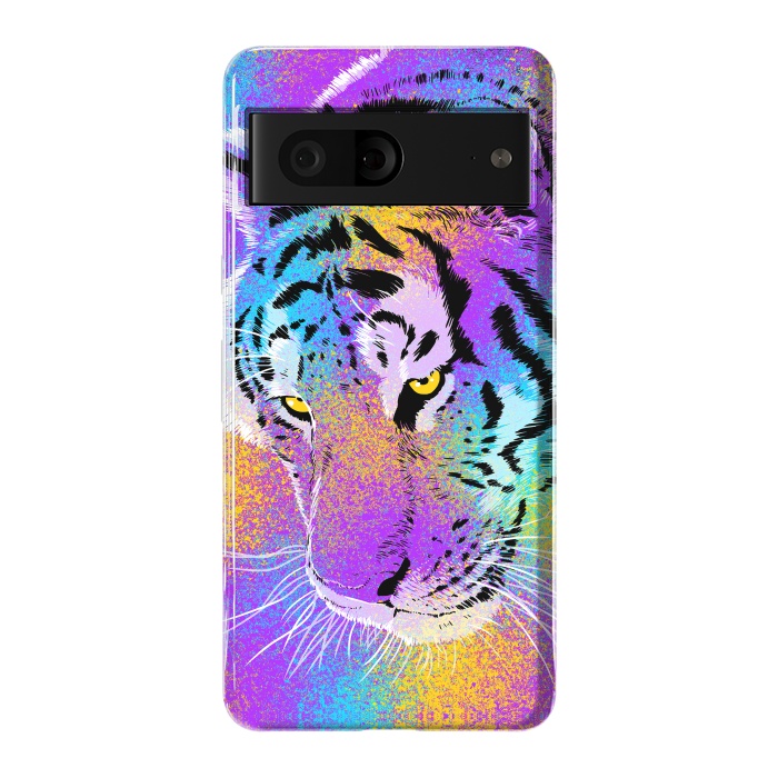 Pixel 7 StrongFit Colorful Tiger by Alberto