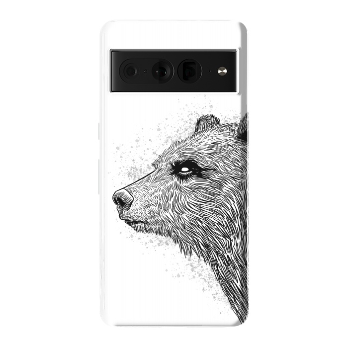 Pixel 7 Pro StrongFit Sketch Bear by Alberto