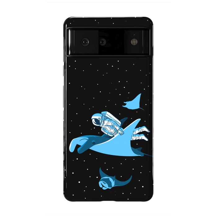 Pixel 6 StrongFit Astronaut blanket fish by Alberto