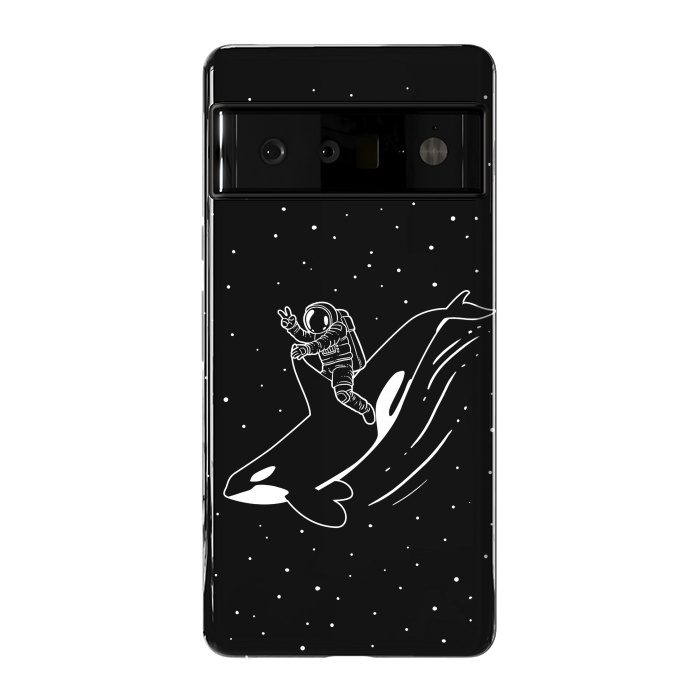 Pixel 6 Pro StrongFit Killer Whale Astronaut by Alberto