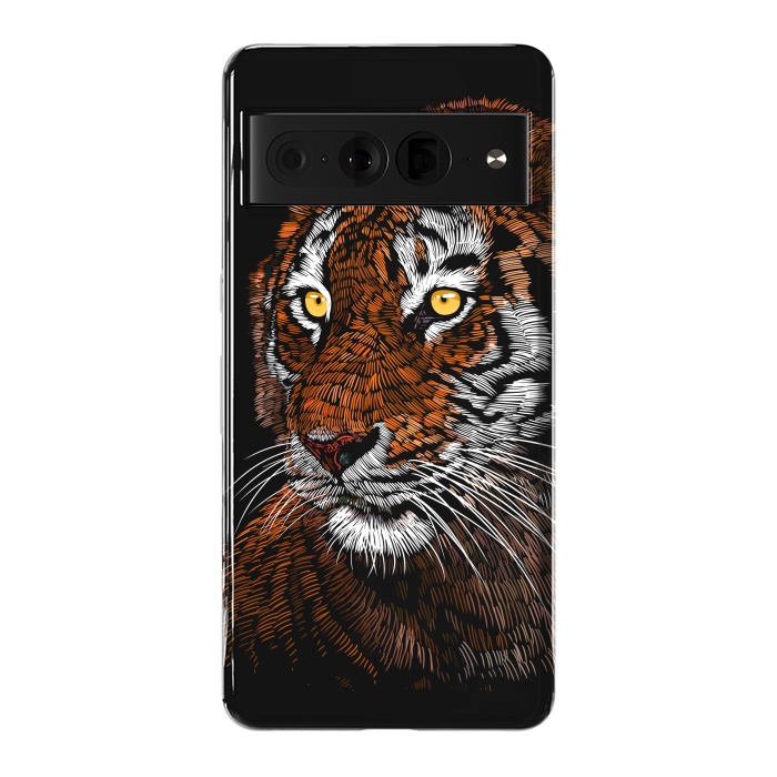 Pixel 7 Pro StrongFit Realistic Tiger by Alberto