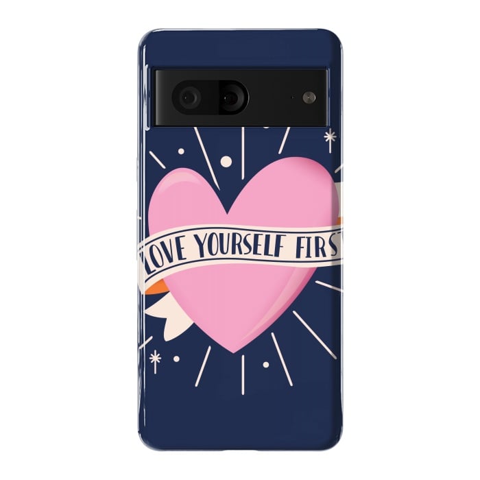 Pixel 7 StrongFit Love Yourself First, Happy Valentine's Day 2 by Jelena Obradovic