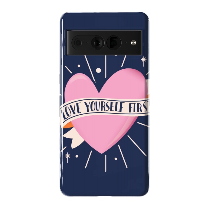 Pixel 7 Pro StrongFit Love Yourself First, Happy Valentine's Day 2 by Jelena Obradovic