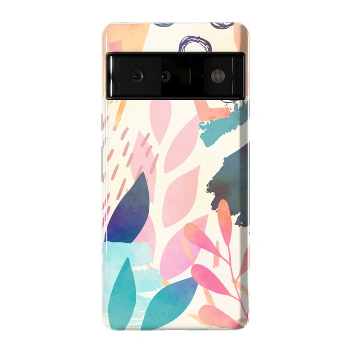 Pixel 6 Pro StrongFit Tropicali Abstract by Creativeaxle