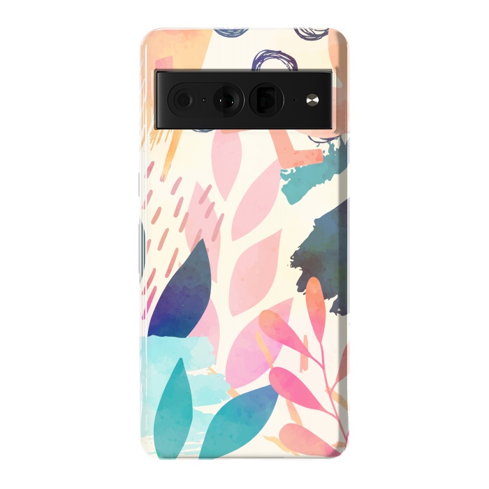 Pixel 7 Pro StrongFit Tropicali Abstract by Creativeaxle