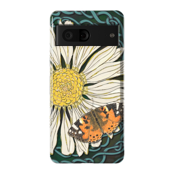 Pixel 7 StrongFit Daisy and Butterfly by Lotti Brown