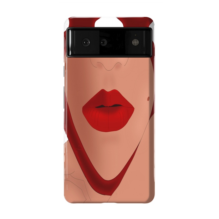 Pixel 6 StrongFit Mirrored Lips - Valentines Edition Design by Anima Tea Story