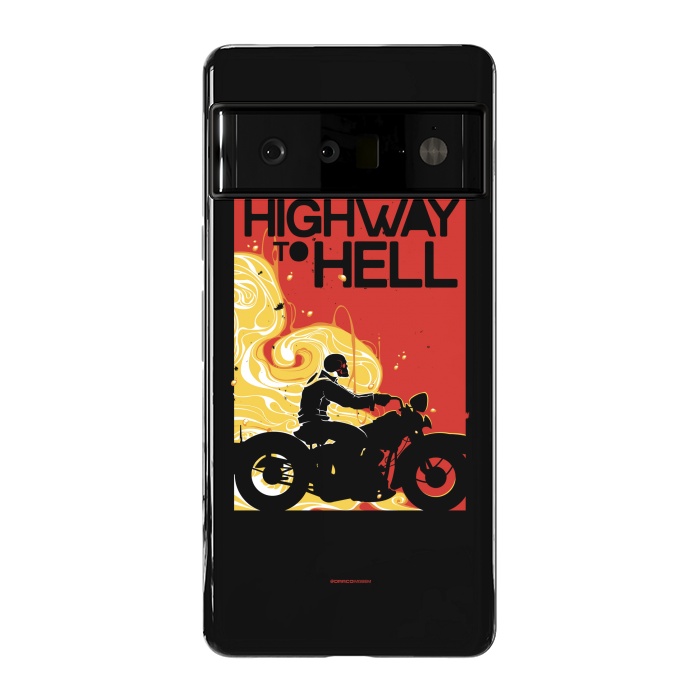 Pixel 6 Pro StrongFit Highway to Hell 1 by Draco