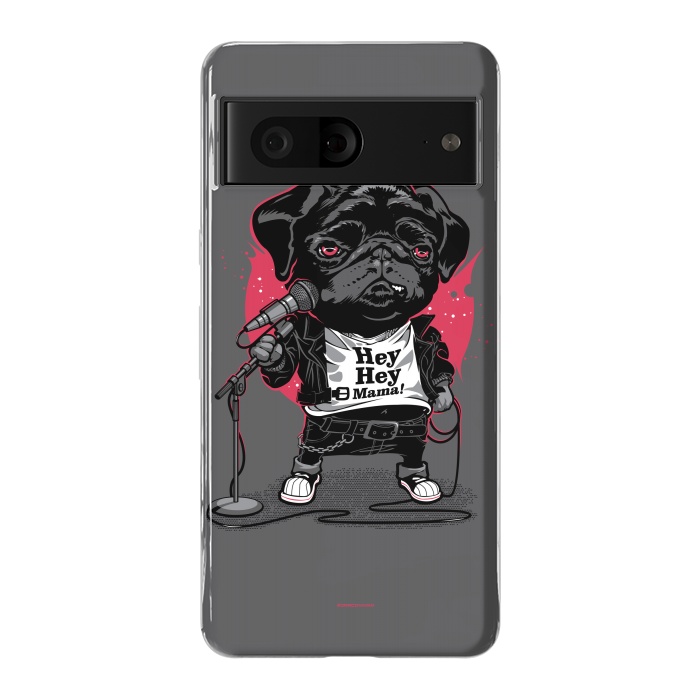 Pixel 7 StrongFit Black Dog by Draco