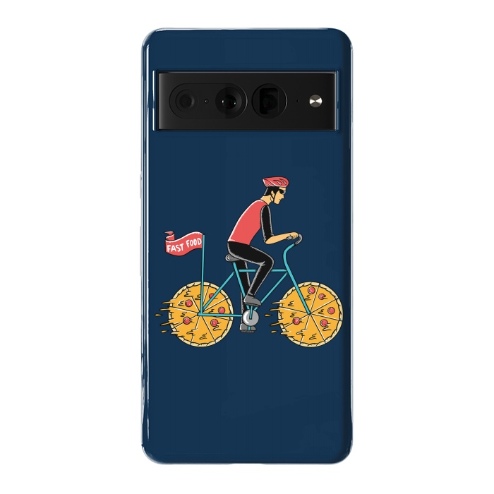 Pixel 7 Pro StrongFit Pizza Bicycle by Coffee Man