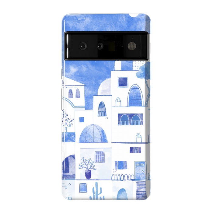 Pixel 6 Pro StrongFit Santorini by Nic Squirrell