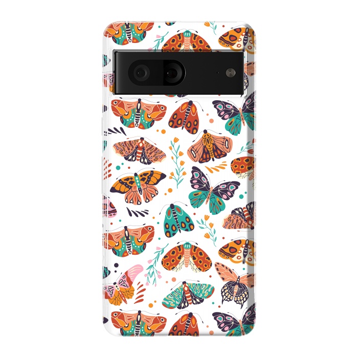 Pixel 7 StrongFit Spring Butterflies Pattern 002 by Jelena Obradovic