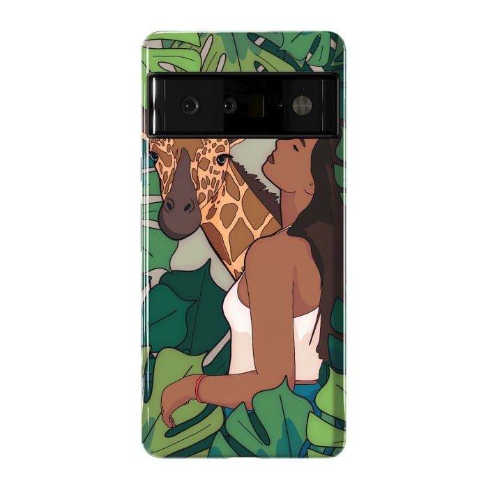 Pixel 6 Pro StrongFit The green jungle girl by Steve Wade (Swade)
