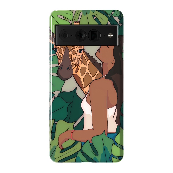 Pixel 7 Pro StrongFit The green jungle girl by Steve Wade (Swade)